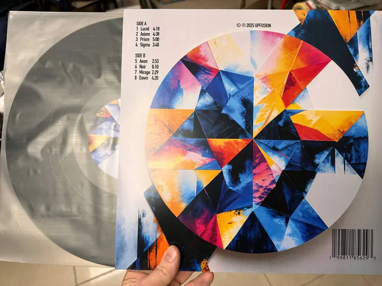 AEON vinyl record detail